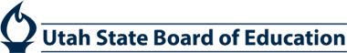 USBE_whitebg Utah State Board of Education logo